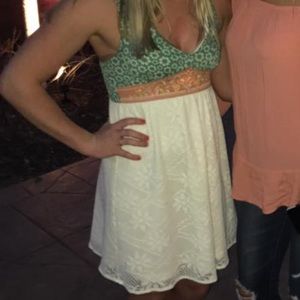 Alter state open back dress